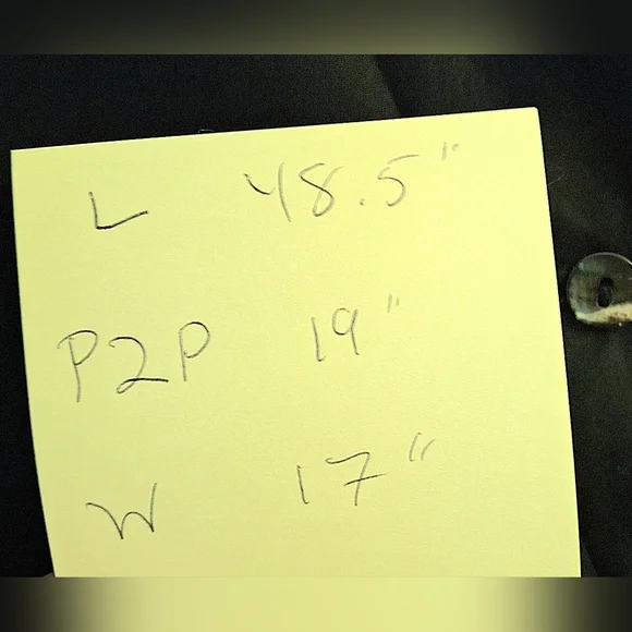 Matthildur Womens Black Pima Cotton Long Sleeve Button Down High Low Blouse Sz 2 - Picture 12 of 12